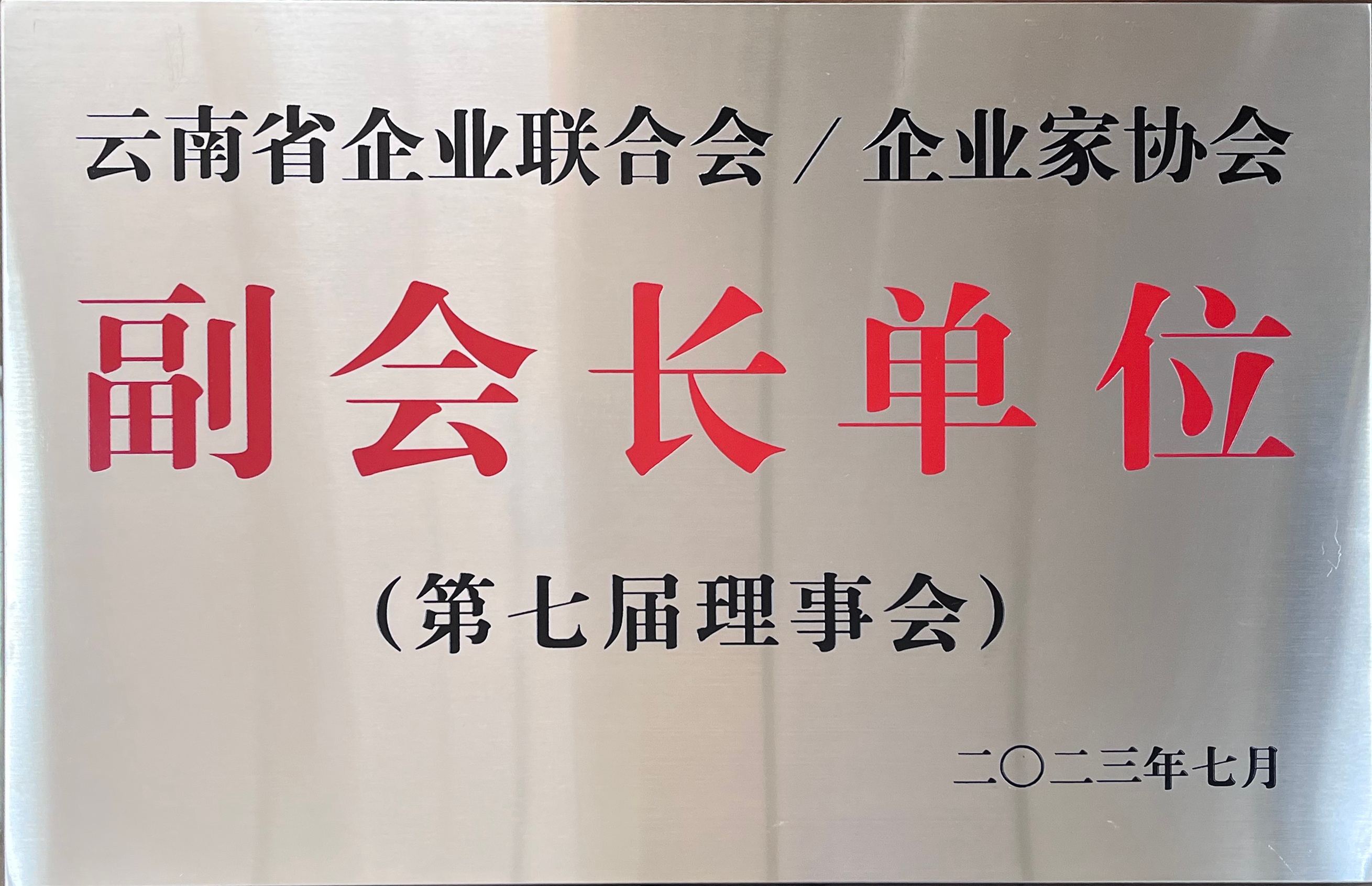 云南省企业联合会企业家协会副会长单位