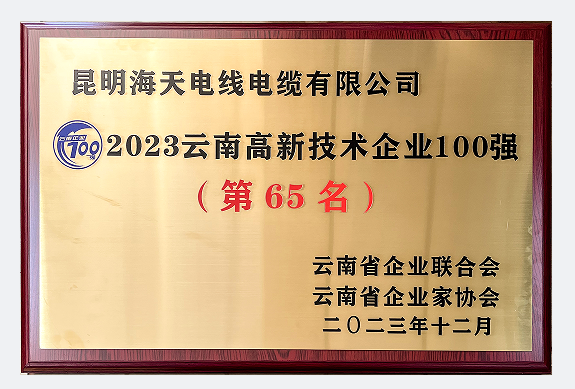 2023云南高新技术企业100强